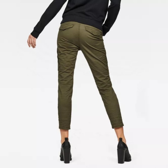 rovic mid waist skinny cargo pant